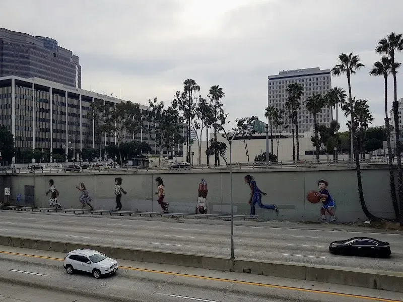 Public Art "L.A. Freeway Kids" in Los Angeles, CA