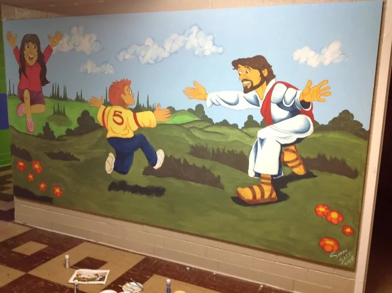 Sarah Sapp Art & Murals mural work 5 in Broken Arrow