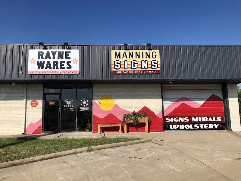 Manning Signs mural work 4 in Austin