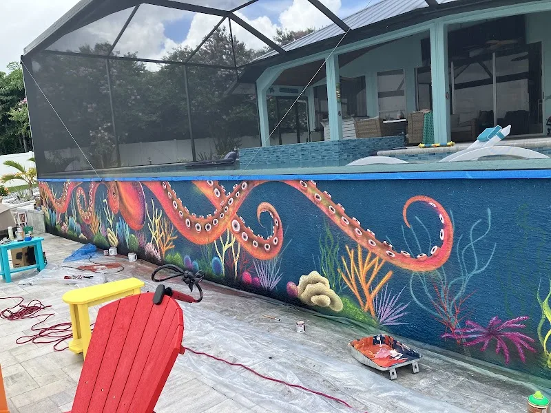 Summer DeSalvo Murals mural work 3 in Cape Coral