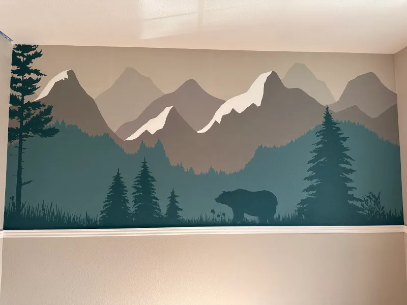 G.Go Decorative Murals, Venetian Plaster and Faux Finish Denver mural work 4 in Lakewood