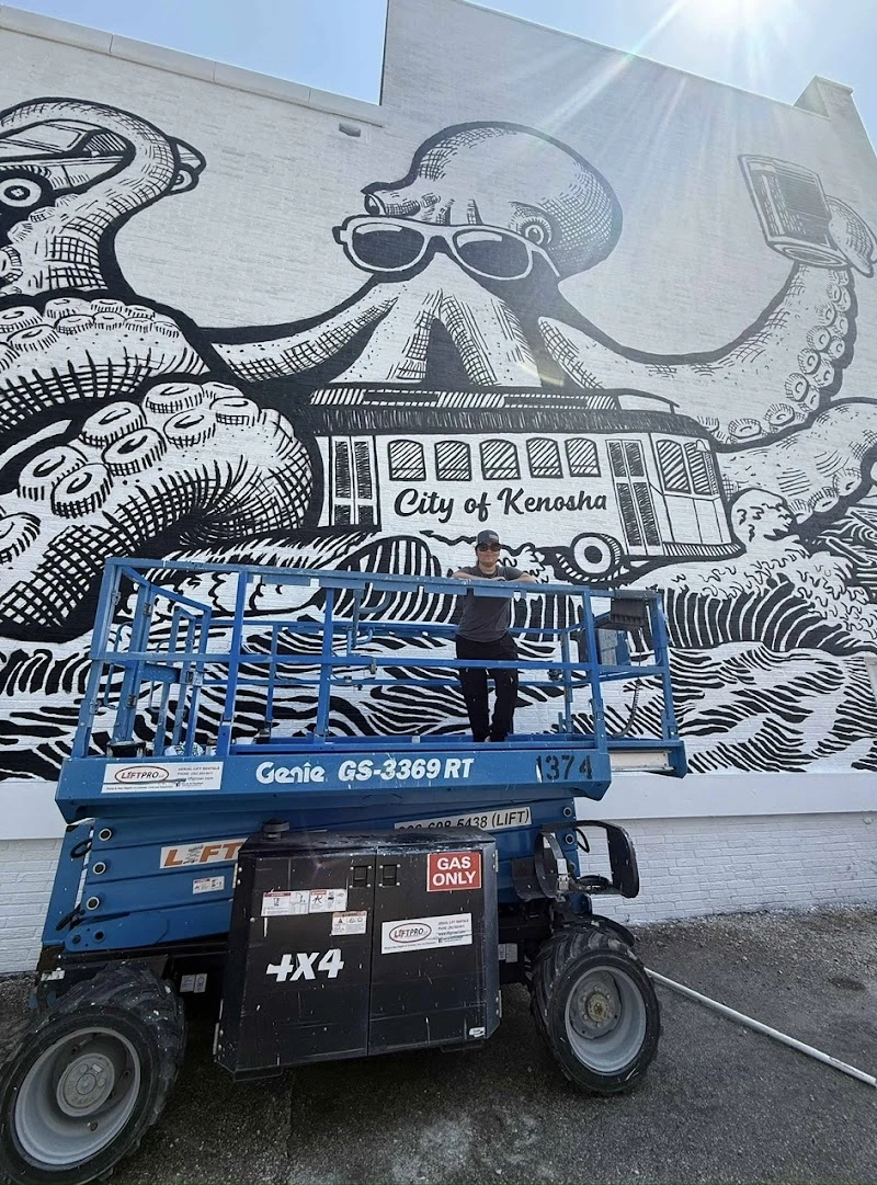 Kenosha + Racine Mural & Art Studio mural work 2 in Milwaukee