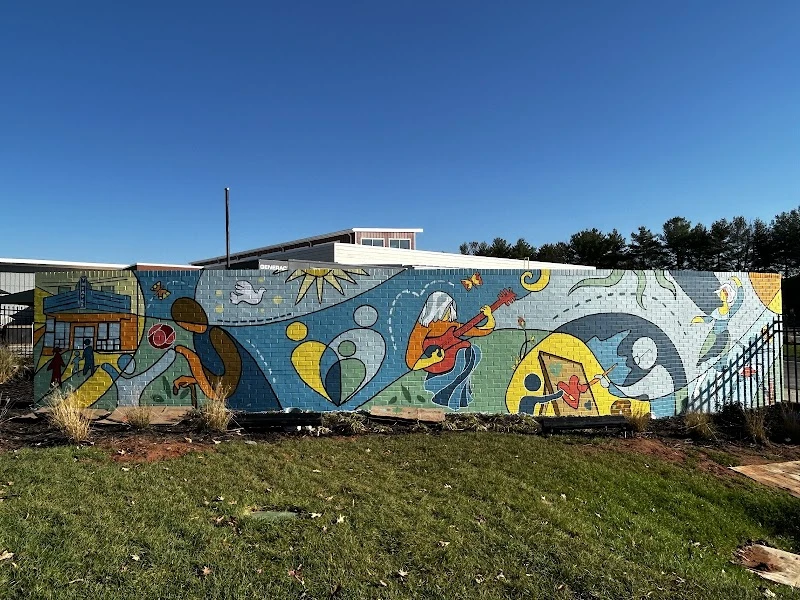 The art of Raman Bhardwaj mural work 2 in Greensboro