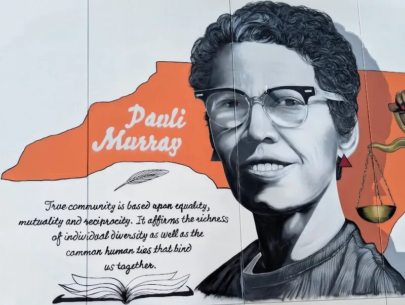 Pauli Murray Mural in Durham, NC