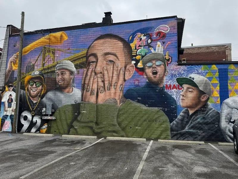 Mac Miller mural by gz.jr in Pittsburgh, PA