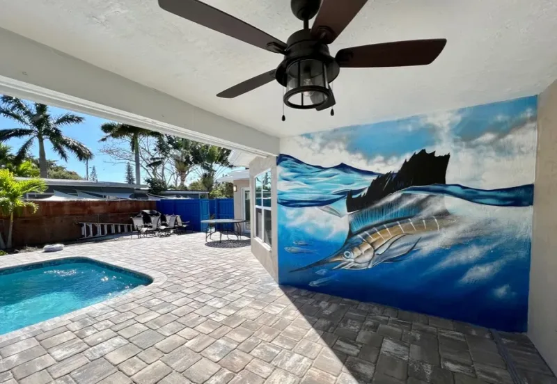 Jukes Paints Custom Murals - Mural Artist