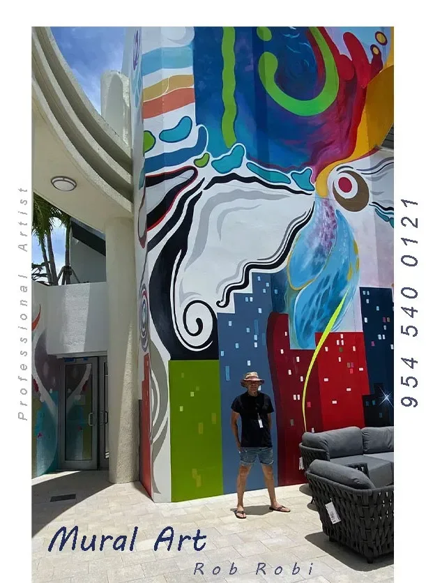 Rob Robi Art / Murals mural work 2 in West Palm Beach