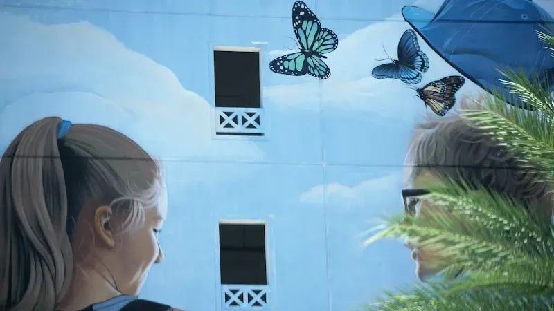 "I Lost My Shoe When I Saw You", Mural by @lonacpot in West Palm Beach, FL - photo 3