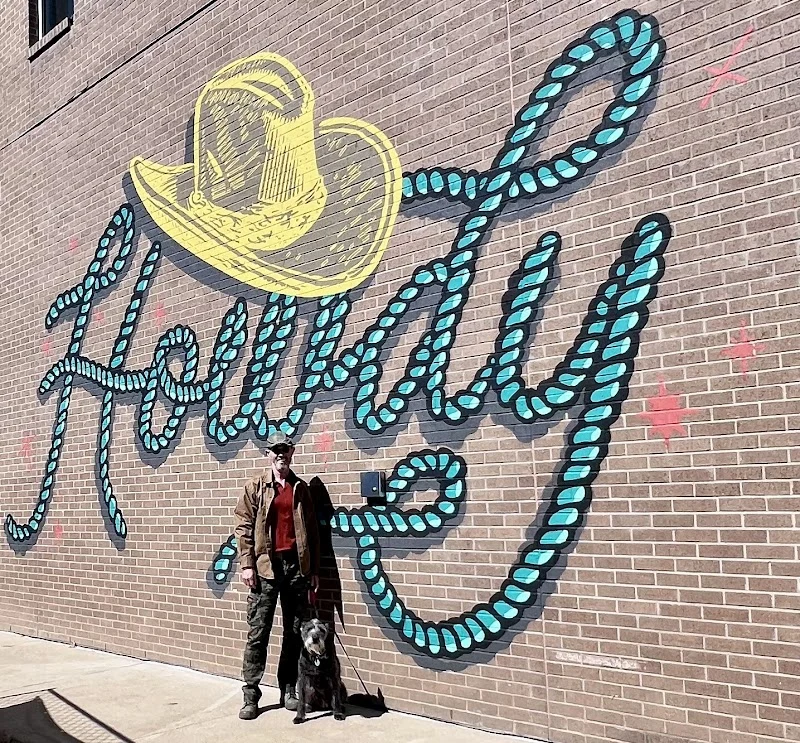 Howdy Rope and Cowboy Hat Mural in Dallas, TX