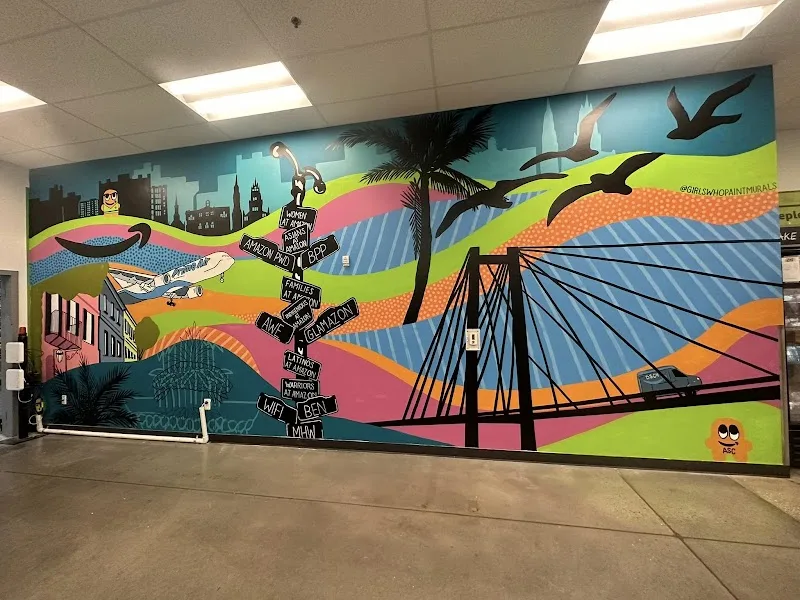 Alli Renee Art | Muralist mural work 2 in North Charleston