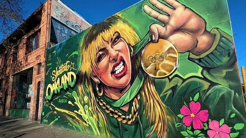Alysa Liu Mural in Oakland, CA