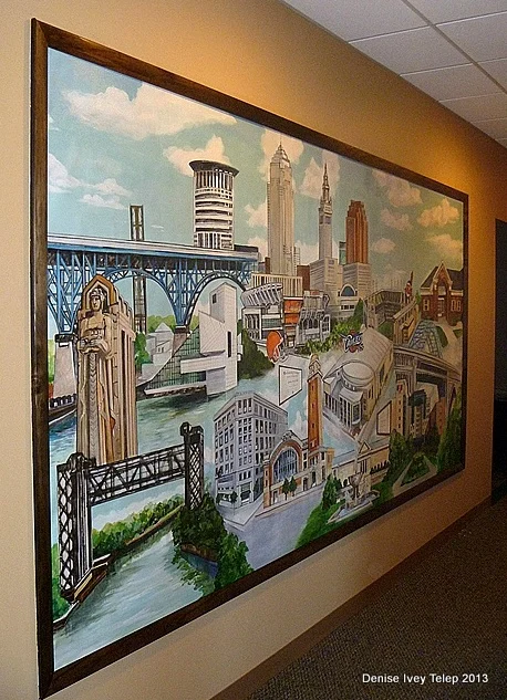 Denise Ivey Telep Murals, Inc. mural work 5 in Cleveland