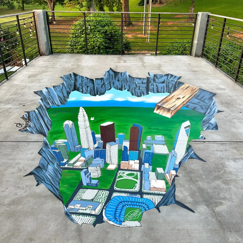 Junior Designs: Artist & Muralist mural work 2 in Charlotte