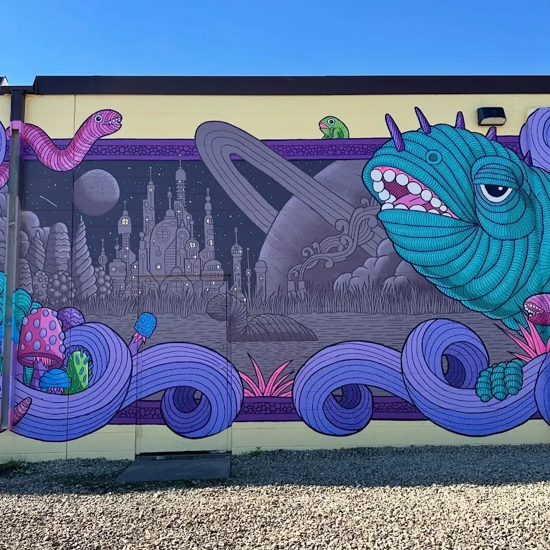 Chuck.U Art Mural in Saint Paul, MN