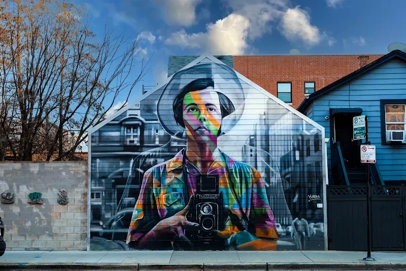 Vivian Maier Mural in Chicago, IL in Chicago