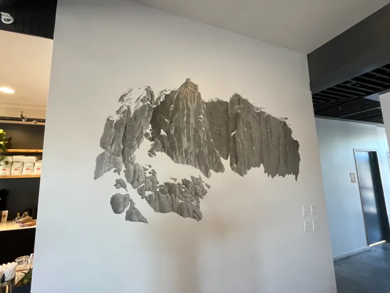 Mountains - Cafe Mural