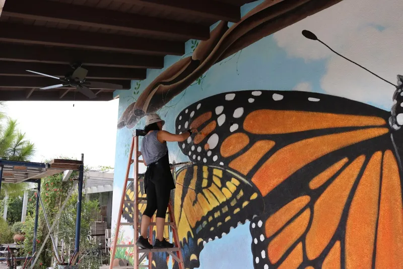 Murals by Georgeta mural work 3 in West Palm Beach