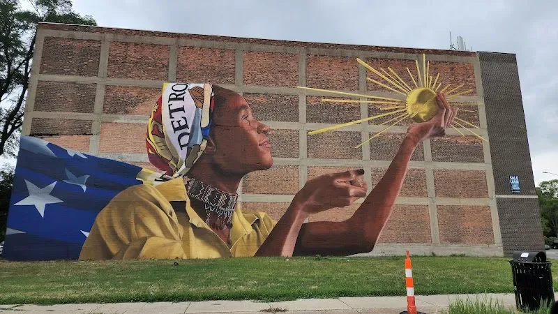 "The Spirit" Mural in Detroit, MI