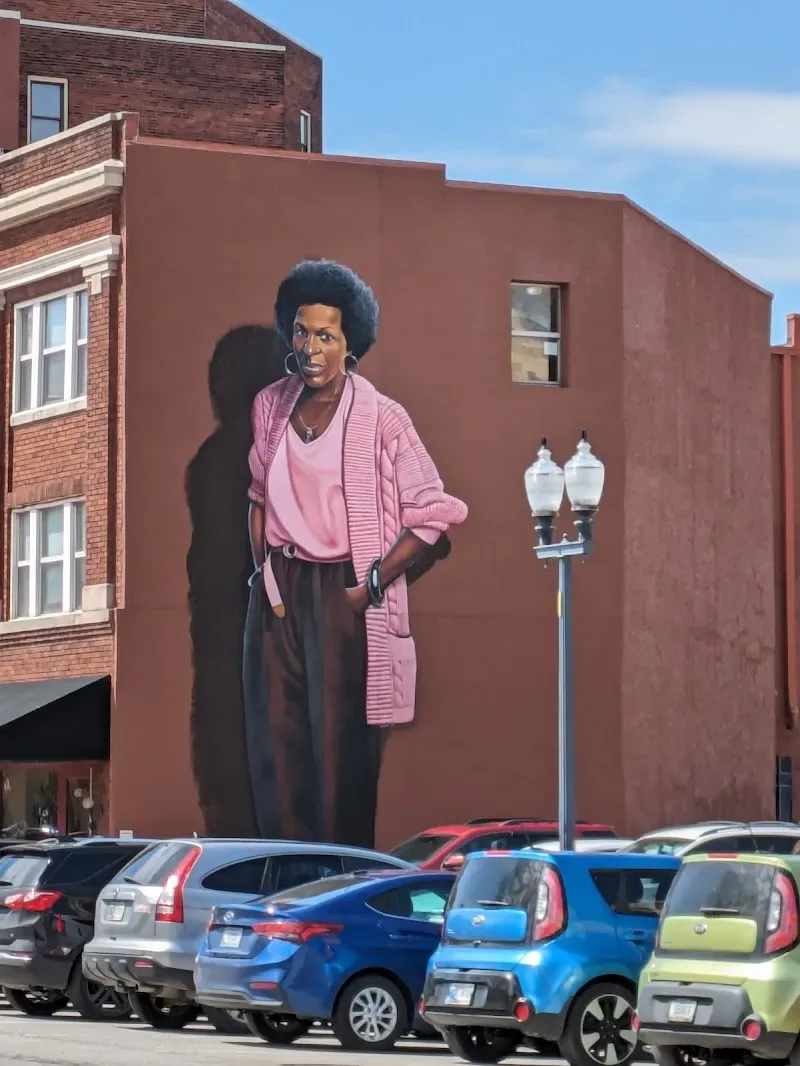 Mari Evans mural by Michael Jordan in Indianapolis, IN in Indianapolis