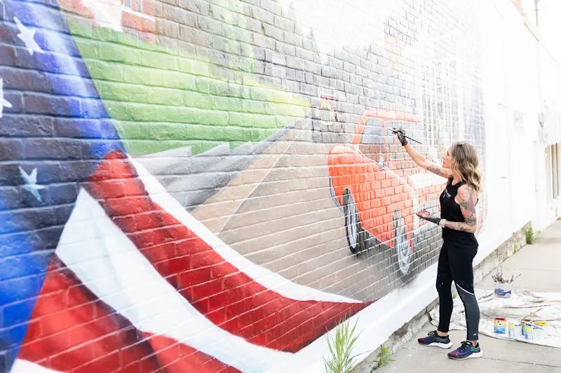 Kenzie Wolk Art mural work 5 in St. Louis