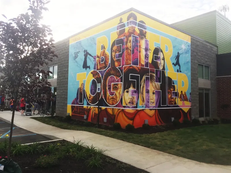 Rahmaan Statik | Artist | Muralist | Graphic Designer Mural in Chicago, IL