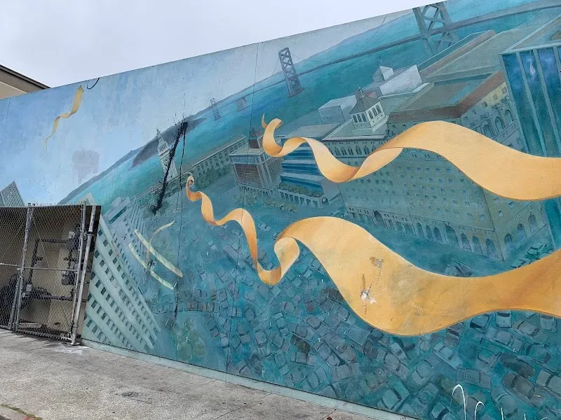 Duboce Bikeway Mural in San Francisco, CA