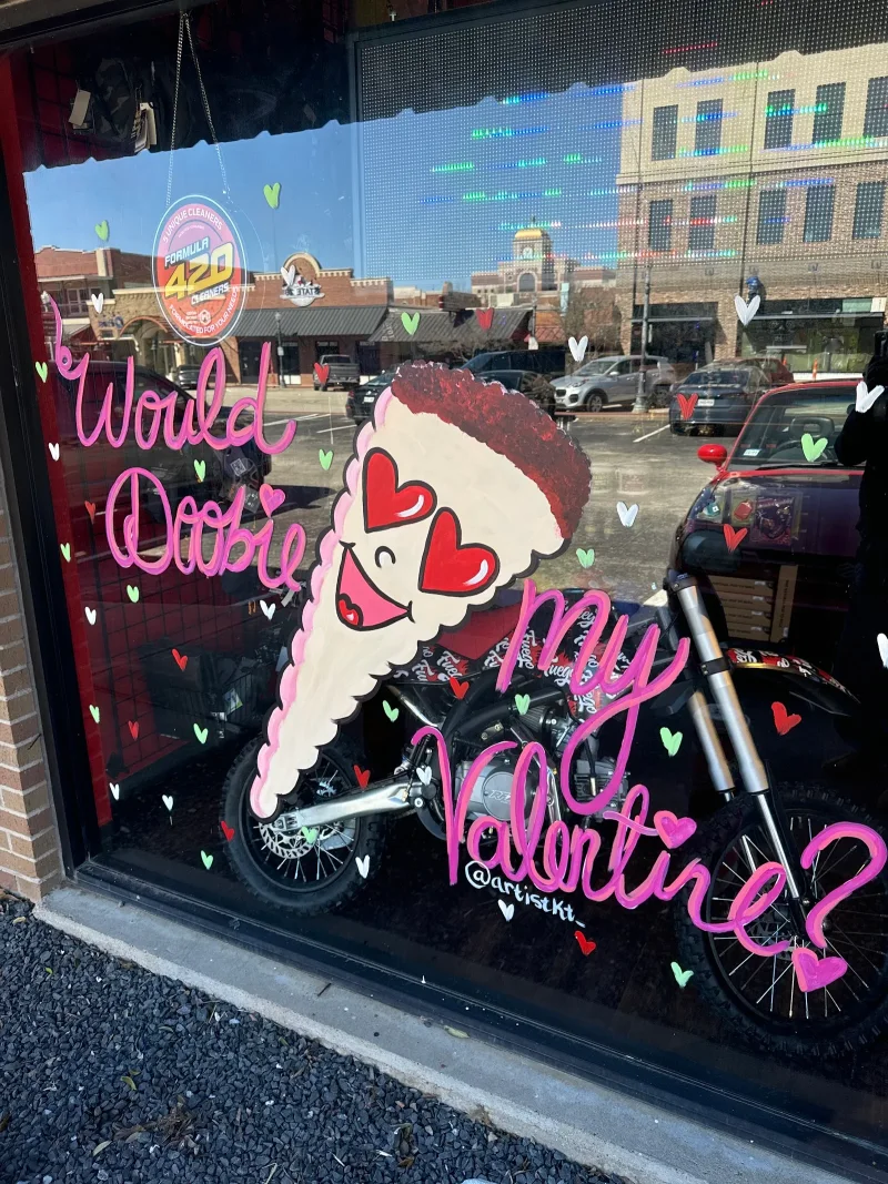 KateLyns Window Art & Murals mural work 3 in Arlington