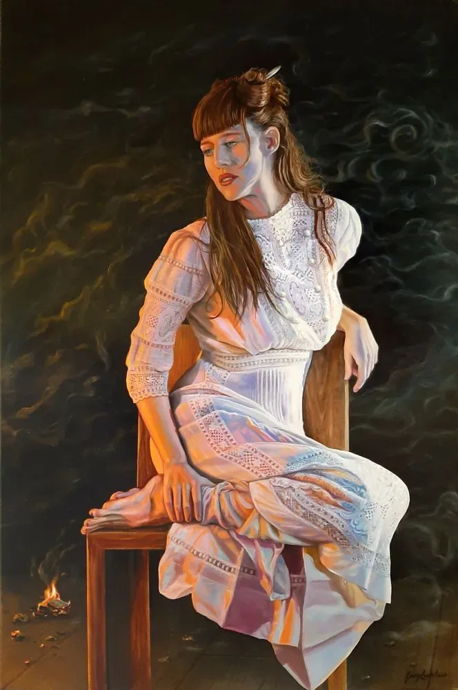 Gary Lovelace Art, oil portraits, murals and art services. mural work 3 in Wimberley