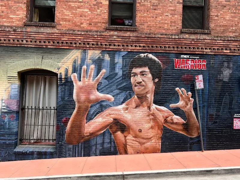 Bruce Lee Mural in Oakland, CA