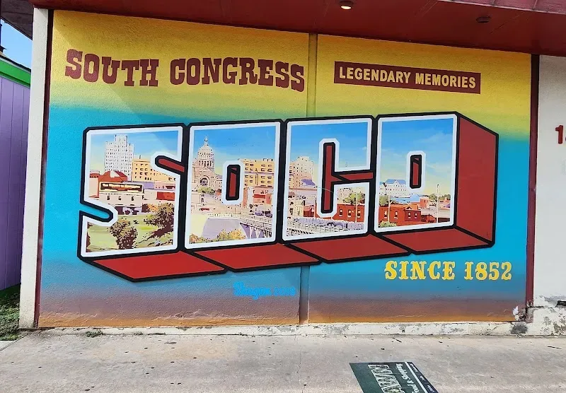 South Congress SOCO Mural in Austin, TX