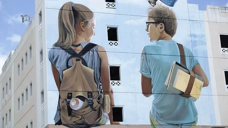"I Lost My Shoe When I Saw You", Mural by @lonacpot in West Palm Beach, FL - photo 4