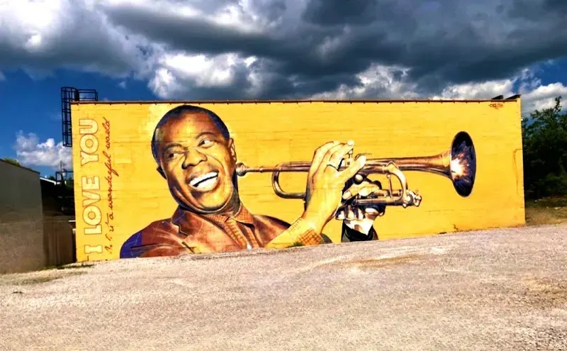 Louis Armstrong Mural in Lexington, KY in Lexington