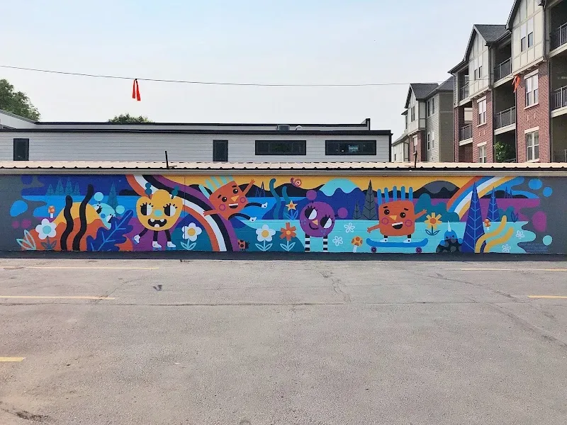 Sweet Frolic Mural in Madison, WI