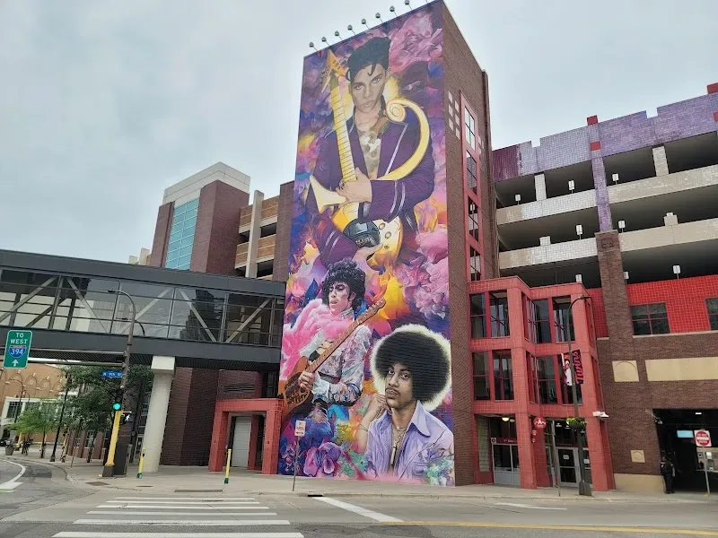 Prince Mural in Minneapolis, MN