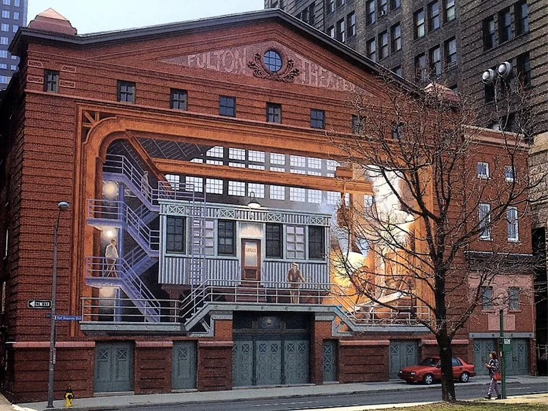 Fulton Theater mural by Richard Haas in Pittsburgh, PA