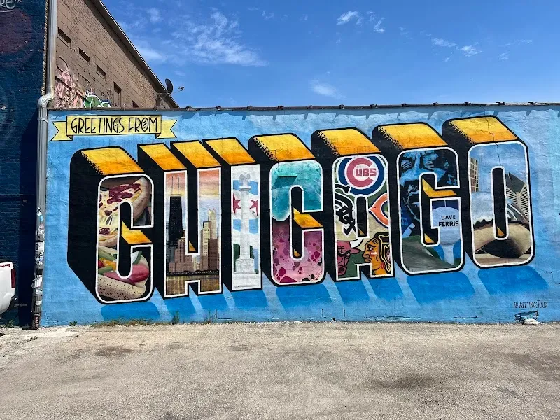 Greetings From Chicago Mural in Chicago