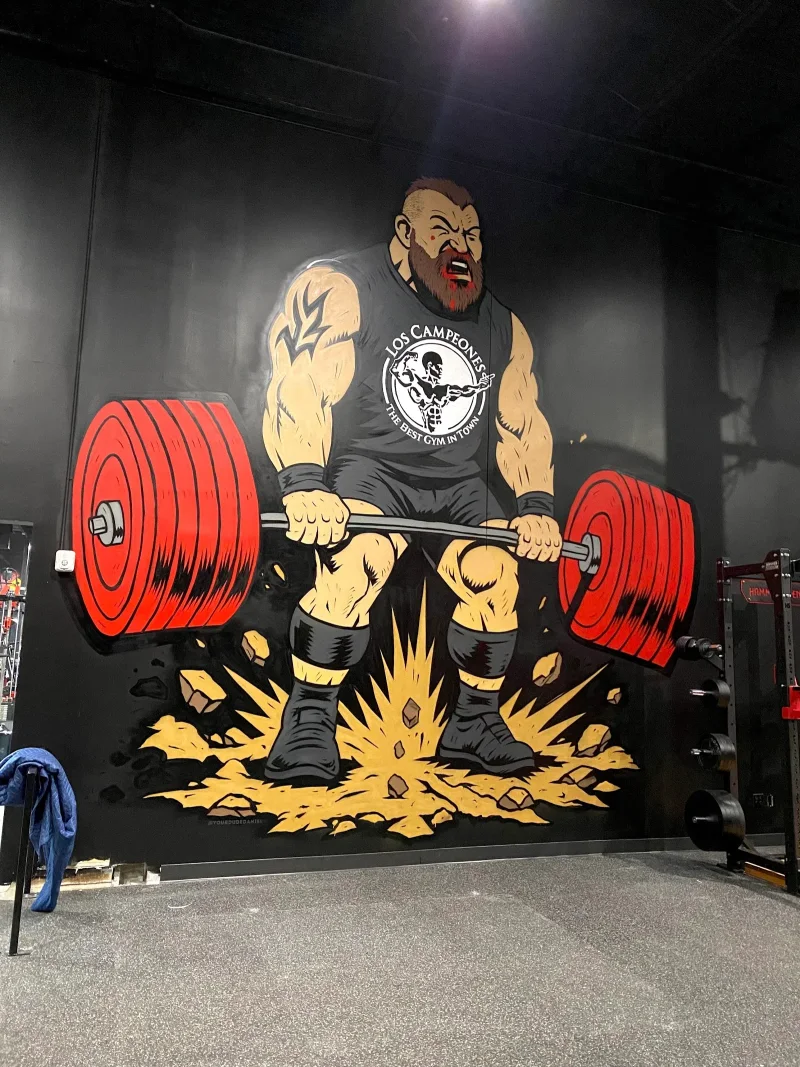 Minneapolis Muralist Dan Espeseth mural work 3 in Saint Paul