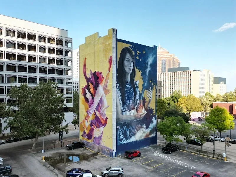 Empowered & La Shamana Art Mural in Houston, TX