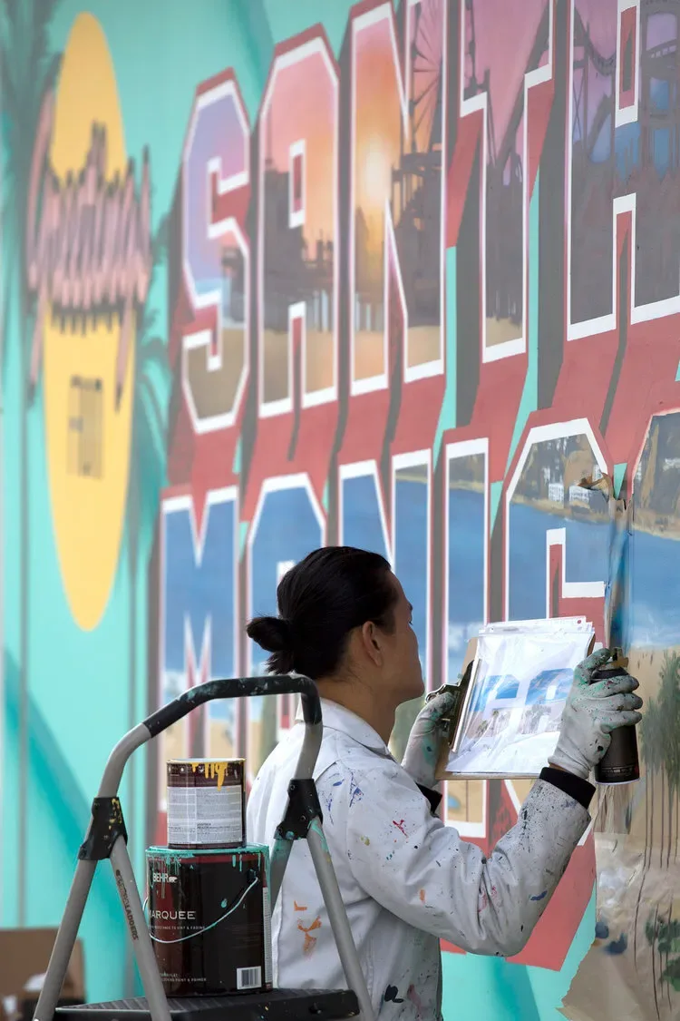 Pasadena Mural Company mural work 5 in Inglewood
