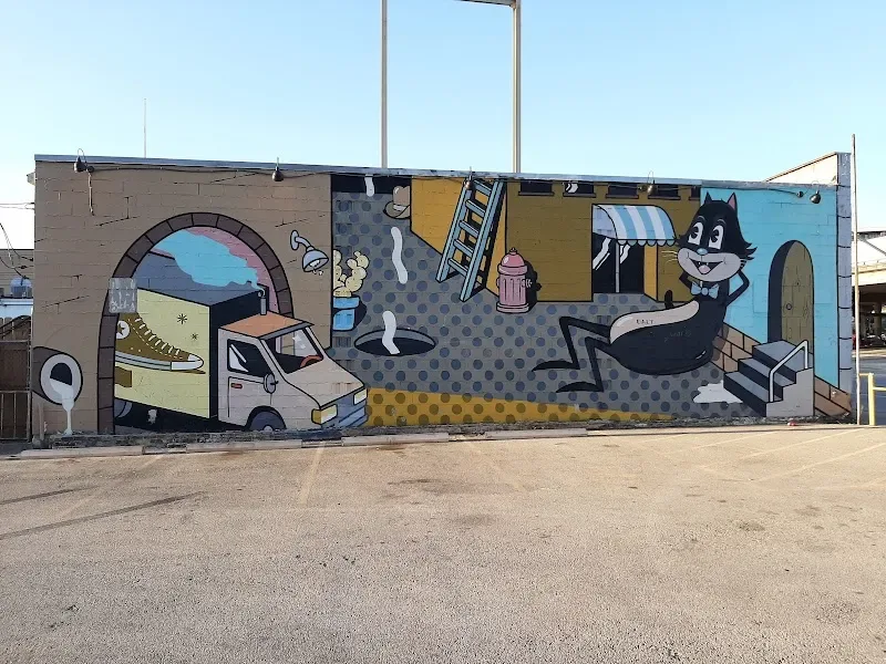 Historic 6th Street Mural in Austin, TX
