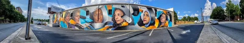 Daughters Mural - Charlotte NC mural work 5 in Charlotte