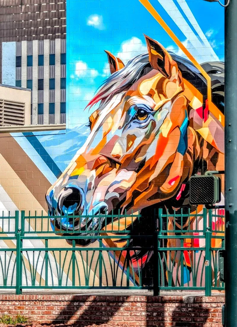 Mustang Mural in Las Vegas, NV in Las Vegas