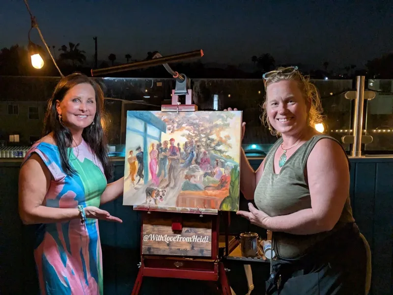 With Love From Heidi: Live Painting and Murals mural work 2 in Lancaster