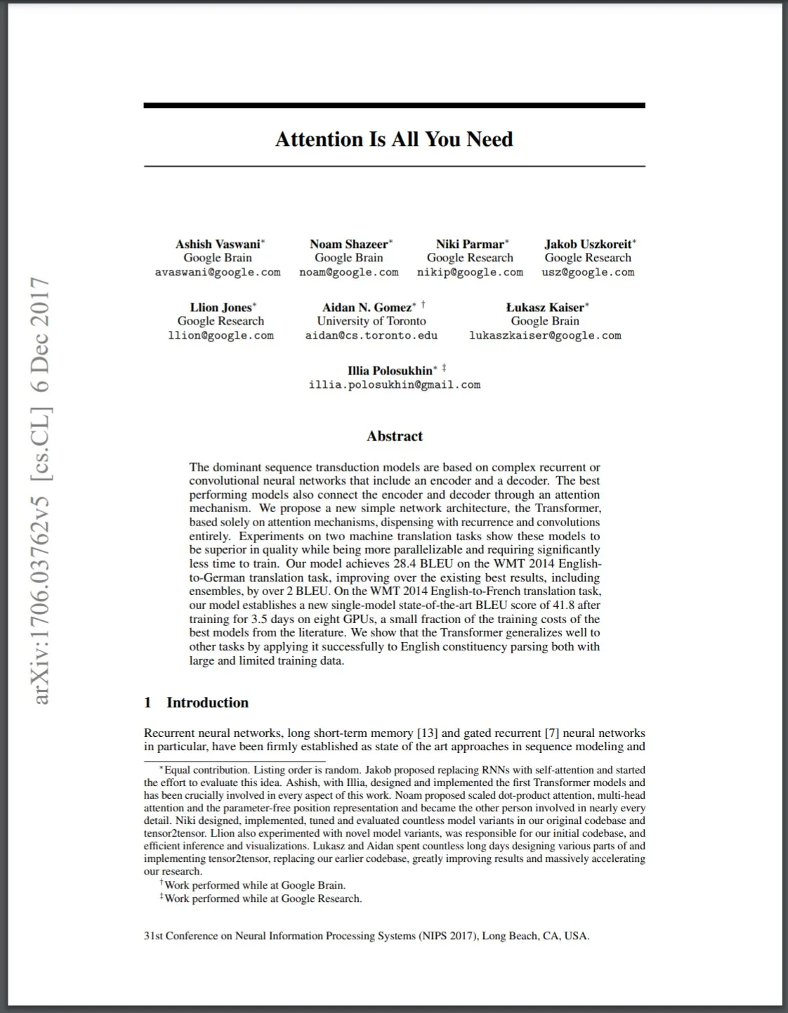 Fig: Attention Paper