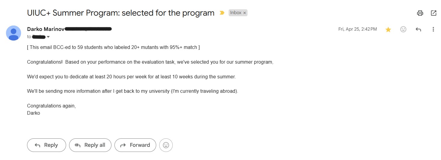 Fig: Selection Mail Image