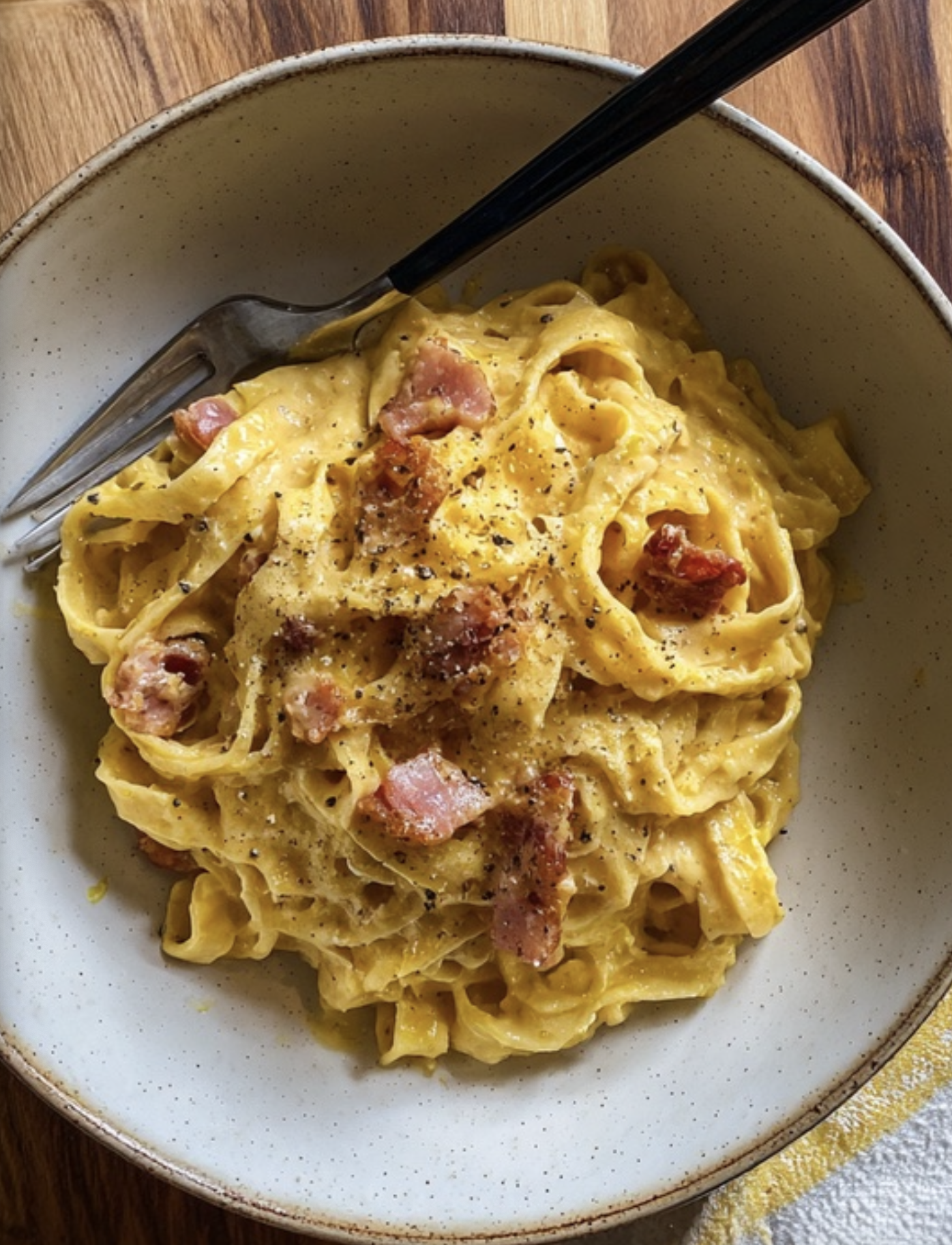 Tagliatelle alla Carbonara