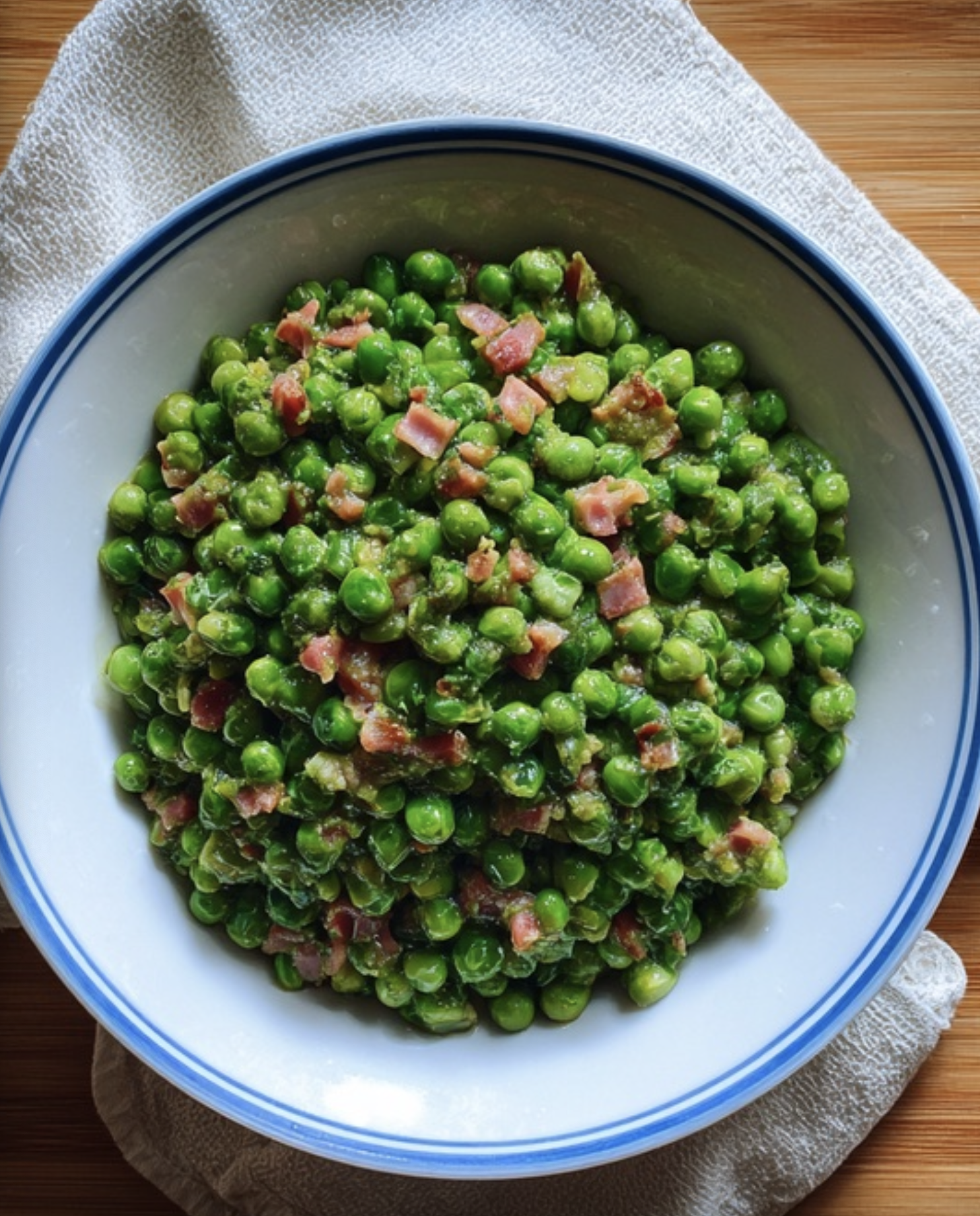 Florentine Peas with Ham