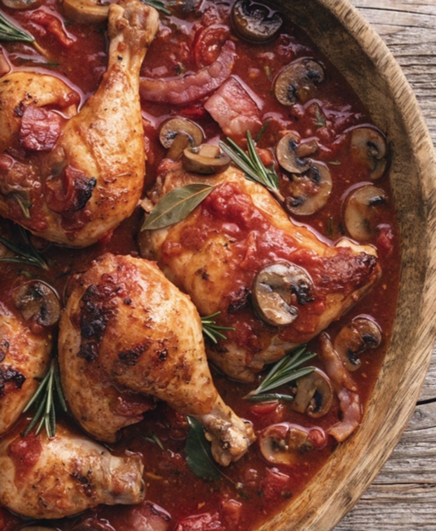 Chicken Hunter Style (Pollo alla Cacciatora)
