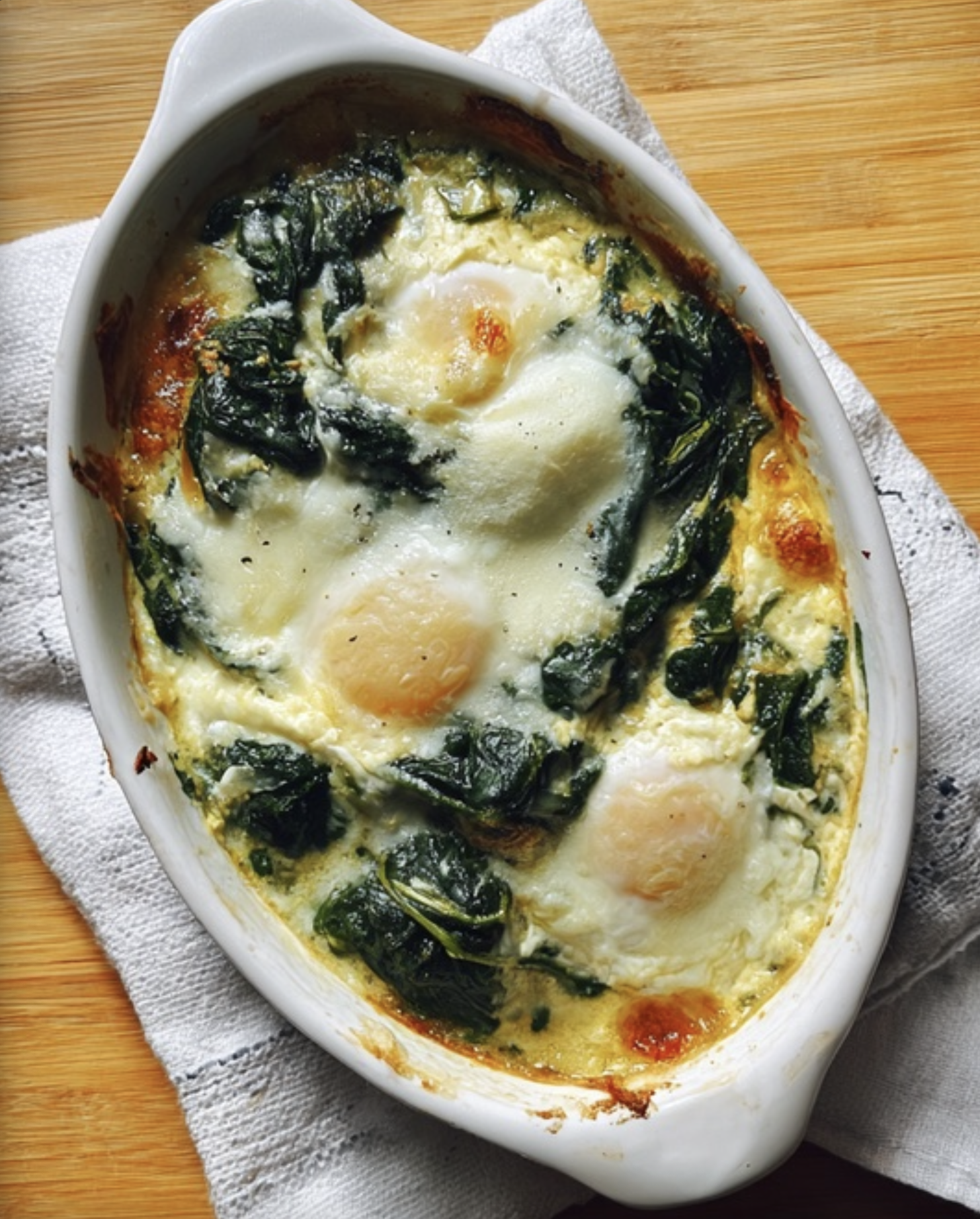Eggs Florentine (Uova alla Fiorentina)