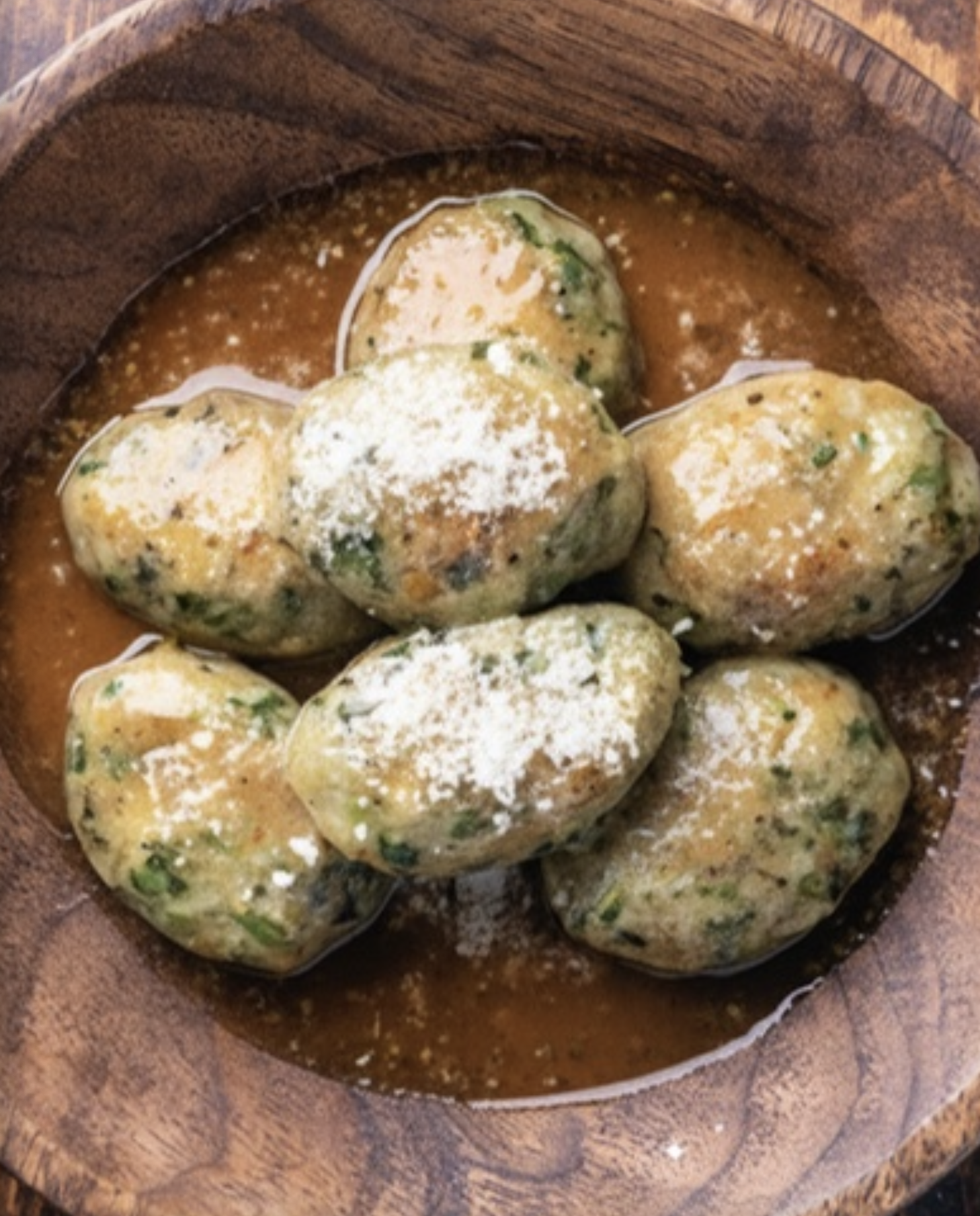 Cheese and Spinach Dumplings (Malfatti)